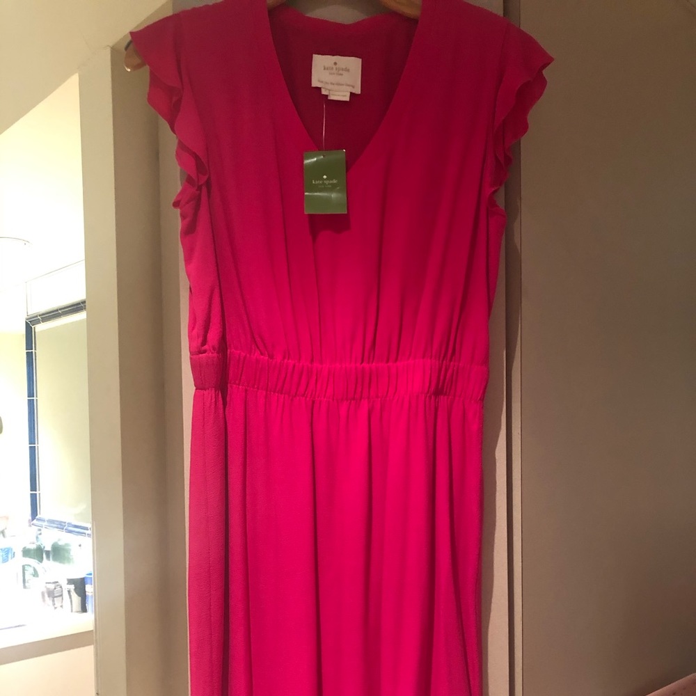 Kate Spade Crepe Frill Dress - NWT